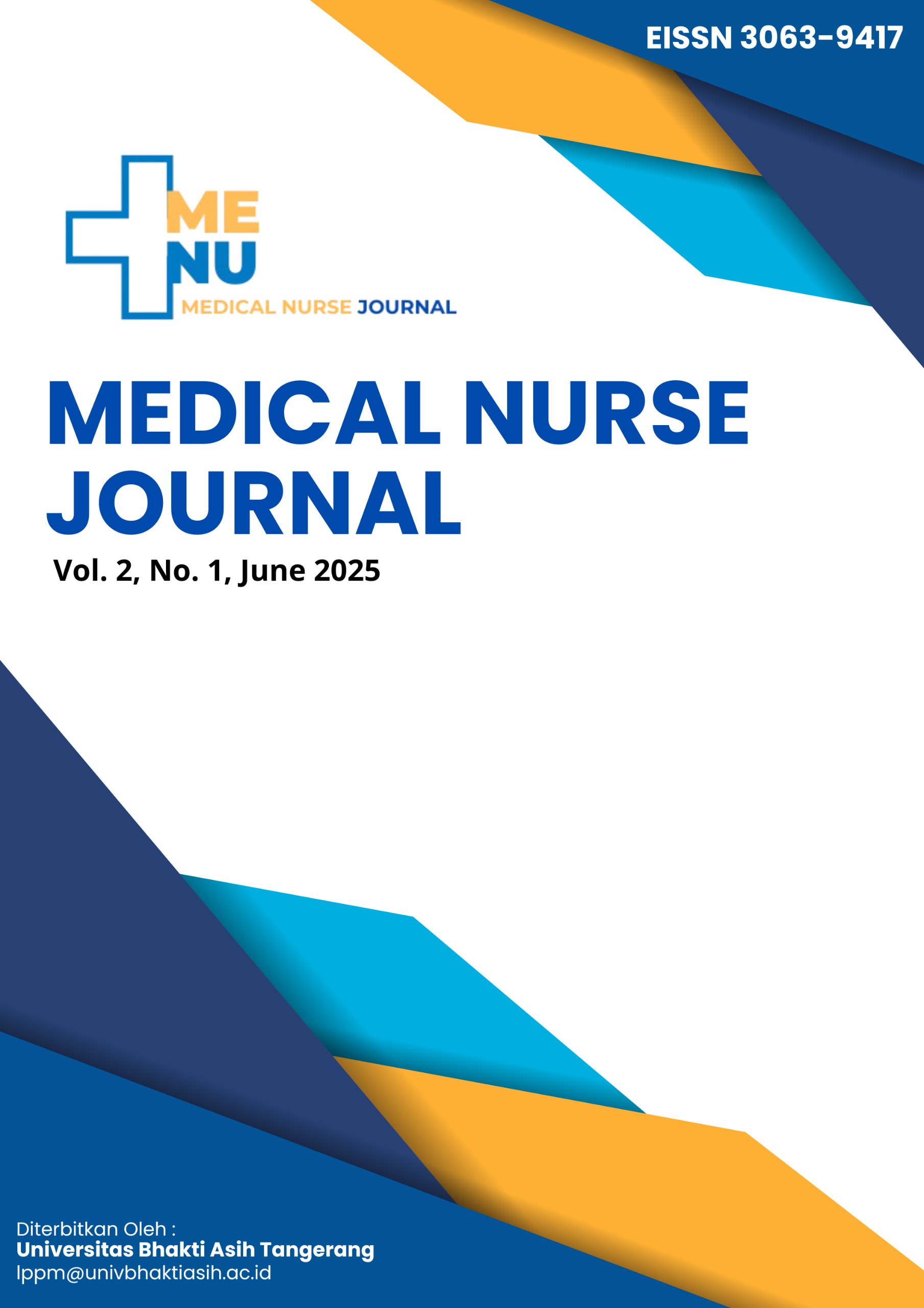View Vol. 2 No. 1: MENU : Medical Nurse Journal (2025 June)